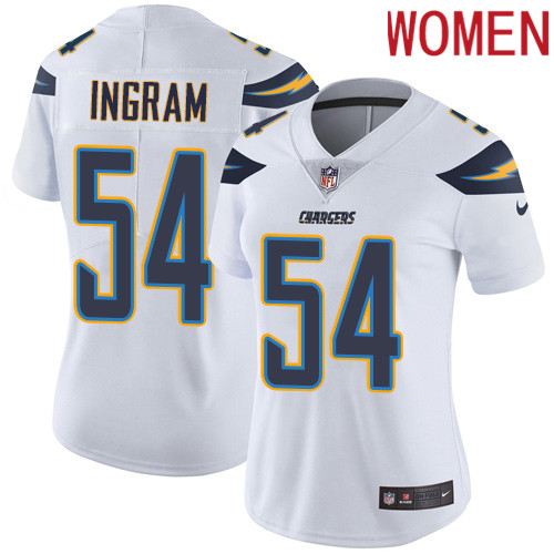 2019 Women Los Angeles Chargers #54 Ingram white Nike Vapor Untouchable Limited NFL Jersey
